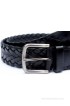 Tops Men, Women Casual Black Genuine Leather Belt(Black)